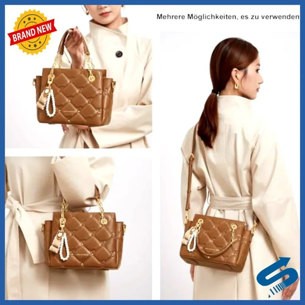 Leather Satchel Shoulder Bag Crossbody Tote Top Handle Women's Handbag